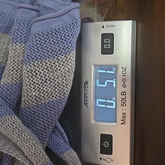 TOMMY BAHAMA Zippered Hoodie Cardigan Linen Blend Lightweight SZ Small Blue Gray - Picture 14 of 14